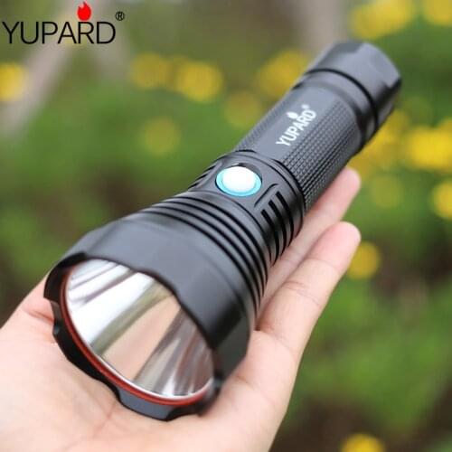 High Power SST-40 Flashlight LED Tactical Torch USB Rechargeable Waterproof Lamp Long shot super bright searchlight Camping