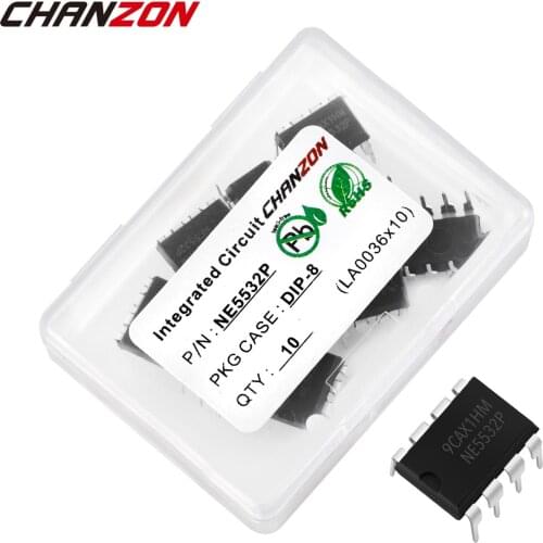 10PCS NE5532P DIP8 NE5532 DIP 5532P Integrated Circuit Semiconductor New Original IC Chipset In Stock