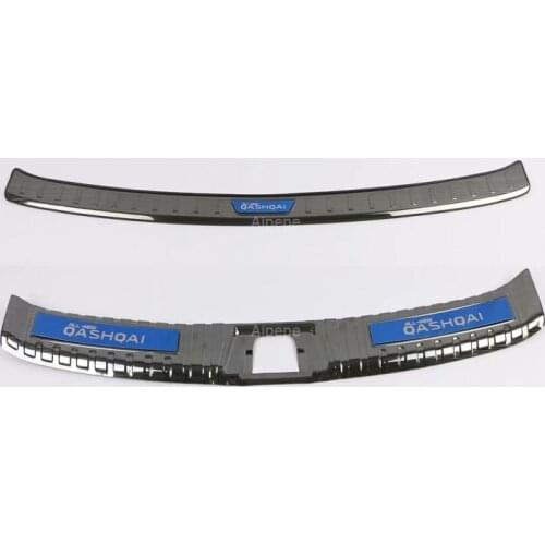 Stainless Steel Rear Bumper Car Door Cover Inside and Outside Door Sill Plate for Nissan Qashqai J11 2019 Car Styling