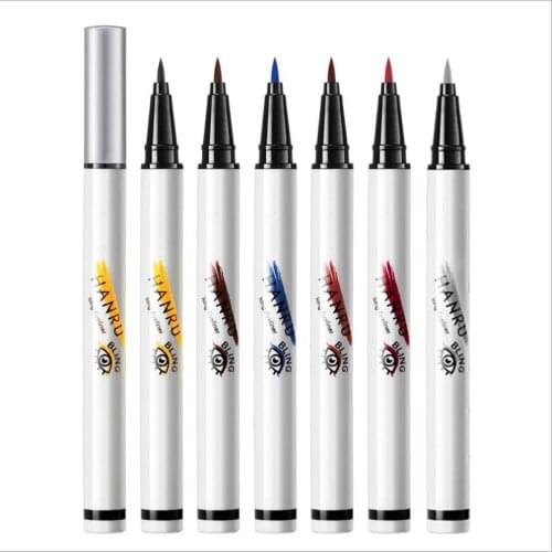 New color liquid eyeliner waterproof durable long-lasting non-smudge superfine quick-drying eyeliner novice beginner T1414