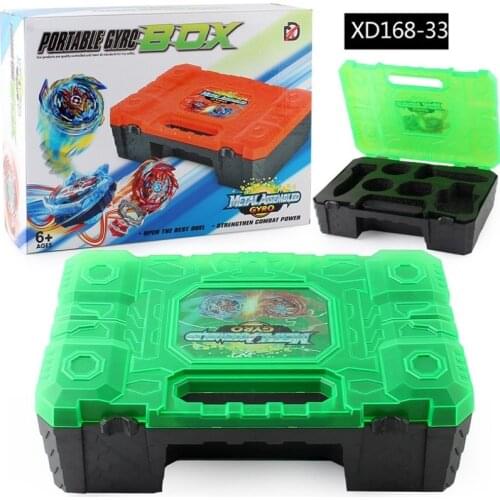New Style Bayblade Tool Box Green Orange Gyro Launcher Tool Box Toys 22*29*8.5cm for Christmas Halloween toys YH2100