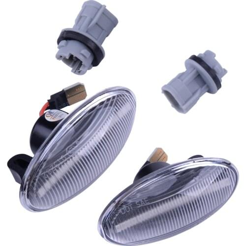1Pair Car Lens Side Marker Repeater Lights Fit For Suzuki APV Agila Jimny Grand Vitara Fiat Swift SX4 71742475 71750075 71750925