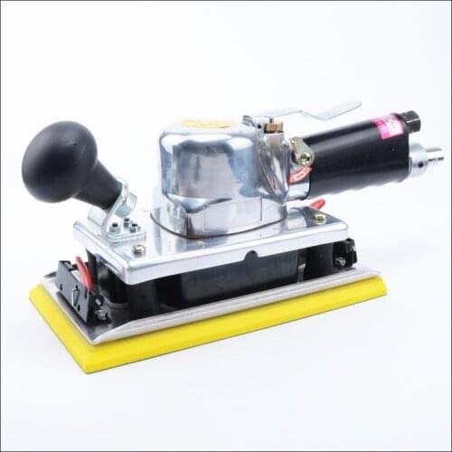 110*220mm rectangular pneumatic air sanding machine, air sand shake machine sandpaper grinding jitterbug polisher