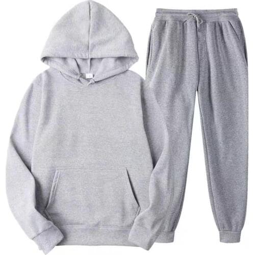 Blank pullover sweater suit mens and womens fashion spring and autumn mens hoodies