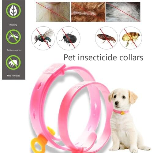 Adjustable Dog Collars for Controlling Fleas and Pests Effective Flea Killer Kitten Collar Insect Repellent Rubber Cat Collars
