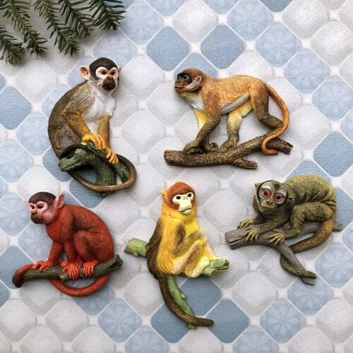 Resin fridge magnet magnet monkey fridge magnet