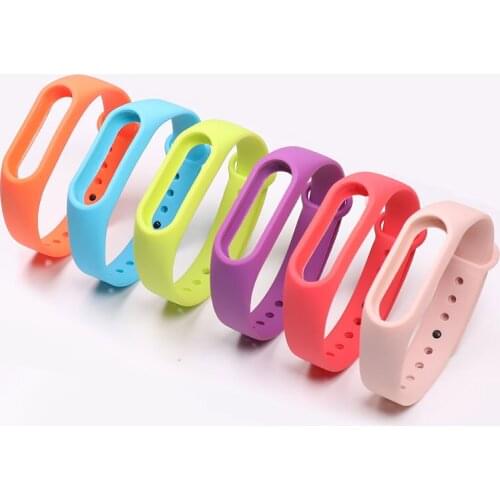 For mi band 2 Strap Bracelet Accessories Pulseira Miband Replacement Silicone Wriststrap Smart Wrist for Xiaomi Mi Band 2 Strap