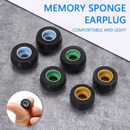 For Jabra Elite 65t For Samsung Galaxy Headphones 6pcs Black Ear Tips Memory Foam Dedicated Replacement Earphone Sleeve Pohiks