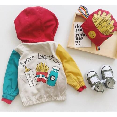 Tonytaobaby Autumn Clothing New Style Baby Fries Bag Coat Boys Jacket Baby Girl Coat