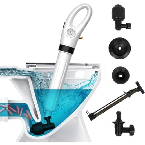 Toilet Dredge Sewer Household Artifact WC Pipeline Blockage Tool Suction High Pressure Pneumatic Pipe Dredger Sewer Unblocker