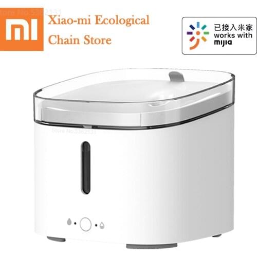 Xiaomi Mijia Smart Cat Water Fountain Pet Automatic Water Dispenser Quiet Drinker Auto Feeder Pet Drinking Bowl Work Mijia APP