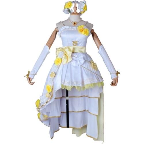 Water group cos suit lovelive sunshine aqours cosKunikida Hanamaru New card wedding articles 2021