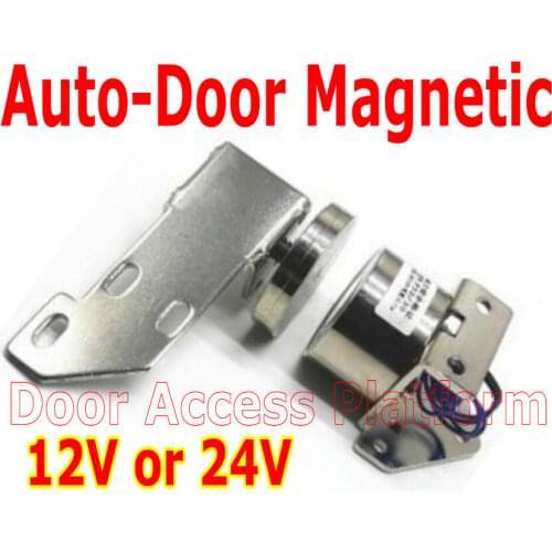 DC12V or 24V Automatic Door use round type Magnetic lock, Circular shape,sliding door locker,electro spring power door opener