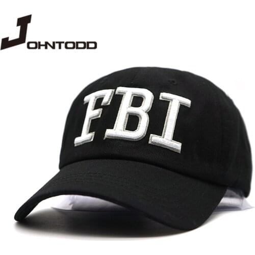 2021 Fashion Summer Men Women Baseball Cap Embroidery FBI Snapback Cap Unisex Hip Hop Dad Hat Gorras Para Hombre Adjustable