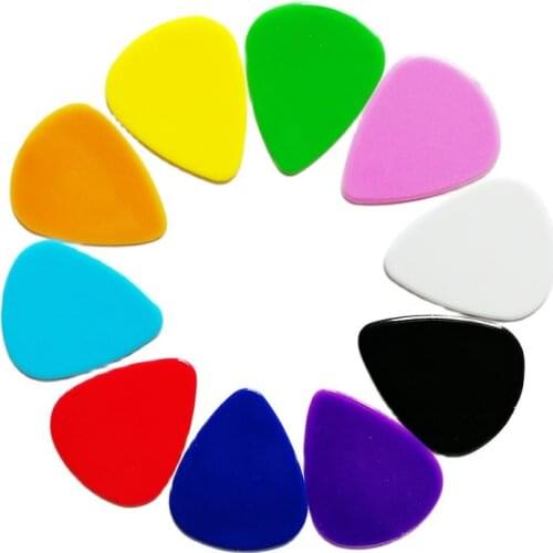 Free Shipping 100PCS Nylon Guitar Picks 0.46mm Thickness Mixing Colors Wholesale