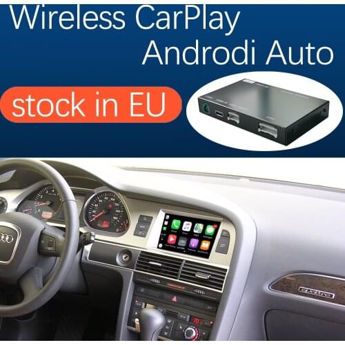Wireless Apple CarPlay Android Auto Interface for Audi A6 A7 2010-2011, with AirPlay Mirror Link Car Play Functions