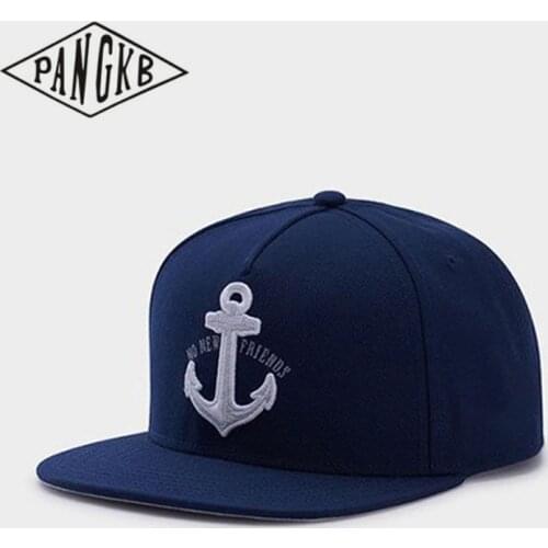 PANGKB Brand STAY DOWN CAP navy blue warship hip hop snapback hat for men women adult outdoor casual sun baseball cap bone