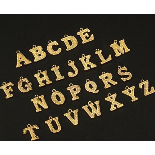 Gold Initial Letter Necklace For Women Men Stainless Steel A-Z Alphabet Pendant Chain Necklaces Initial Necklace Jewelry Gift