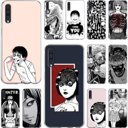 Case for Samsung Galaxy A51 A71 A50 A70 A10 A20 A30 A40 A11 A21 A31 A41 5G Coque Cover Junji Ito Tees Horror