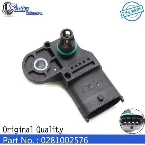 XUAN 0281002576 Intake Air Turbo Manifold Absolute Boost Pressure MAP Sensor For RENAULT Magnum Midlum Premium 0281002743