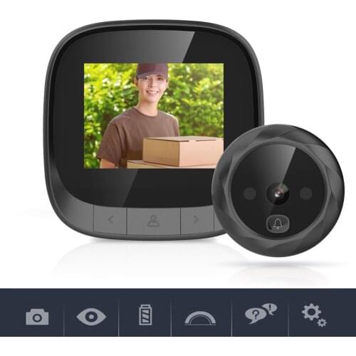 Peephole Doorbell Camera Monitor APP Control digital 2.4Wireless Smart Call Intercom Video-Eye Door Ring Cat Eye Night Vision