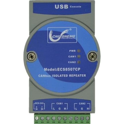 ECS8507CP Industrial Grade CAN Isolated Repeater CAN Isolator Extender