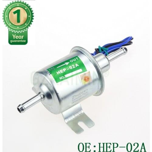 12V Electric Fuel Pump Low Pressure Bolt Fixing Wire Diesel Petrol HEP-02A HEP02A fuel pump for carburetor, motorcycle , ATV