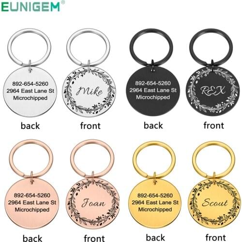 Personalized Anti-lost Dog ID Tags Gifts for Dog Lovers Pet Collar Tags for Dog Owner Engraved Pet Tag New Puppy Tag Gifts