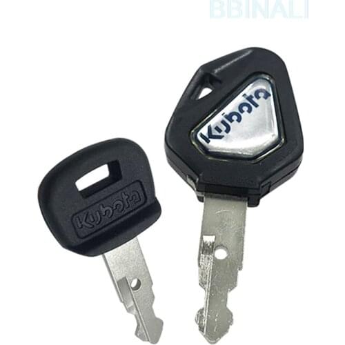 For KUBOTA U15/30/135/155/161/163 excavator ignition key start key excavator accessories
