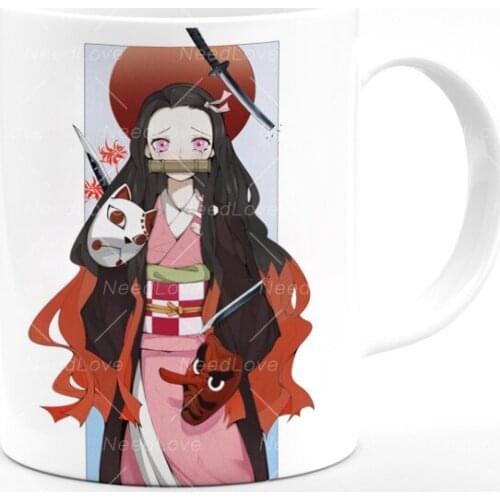 Nezuko Kamado Demon Slayer Kimetsu No Yaiba Coffee Mugs Office Water Tea Cup Gift