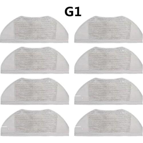 8pcs Washable Accessories Mop cloth For Xiaomi Mi Robot Vacuum-mop Essential G1/MJSTG1 Cleaner Parts Kits