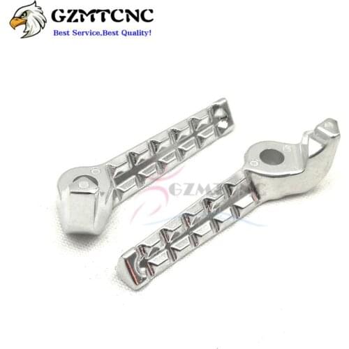 KLX250 Motorcycle Foot Rests Pedals Rear Footrest Polished Footpeg Passenger Pegs for Kawasaki KLX 250