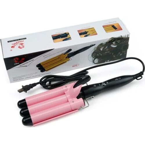 Professional Hair Tools Curling Iron Ceramic Triple Barrel Hair Styler Hair Waver Styling Tool Electric Curling Iron Hair Curler