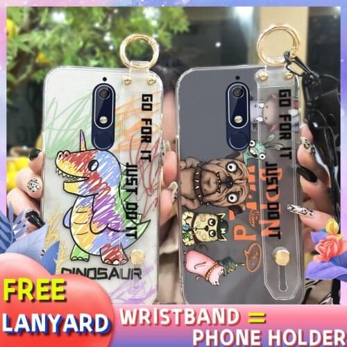 Transparent Cover Waterproof Phone Case For Nokia 5.1 Dirt-resistant Luxury For Woman Fashion