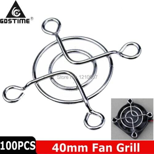 100 Pieces LOT Network Rail Fan Grille Mesh Cover 40*40mm 4cm Fan Protector Finger Guard Grill Net