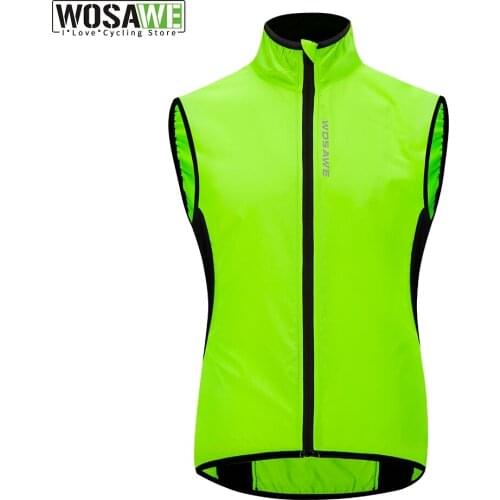 Cycling Vest Windproof MTB Bike Jacket Outdoor Sport Cycling windbreaker Water Repellent Reflective Bike Clothing