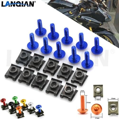 Motorcycle Fairing Screws Fastener Clips Body Spring Nut Bolts Kit For Yamaha Blaster yzs200 wloverine 350 warrior Yfm350 Parts