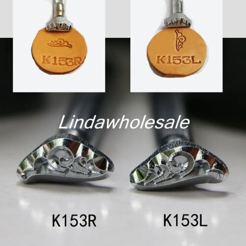 Japanese leather printing tool K153R/K153L,learher tools stamps,leather craft stamps