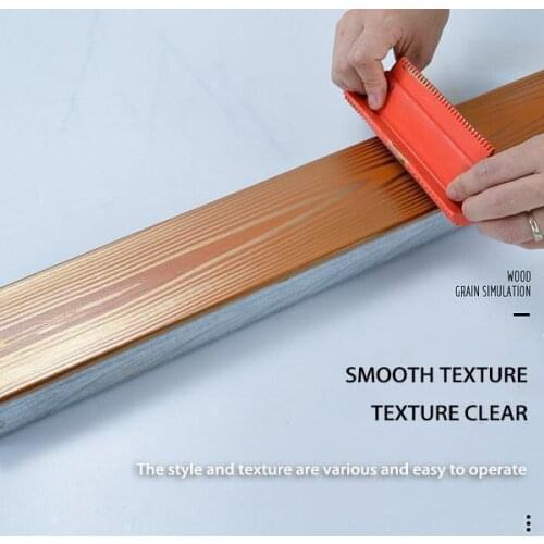 2Pcs/set Rubber Roller Brush Imitation Wood Graining Wall Painting Home Decoration Art Embossing DIY Brushing Painting Tools