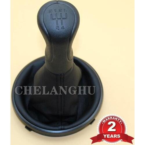 For Skoda Fabia 2 MK2 Combi Scout 2007 2008 2009 2010 Car-Styling 5 Speed Gear Stick Shift Knob With Leather Boot