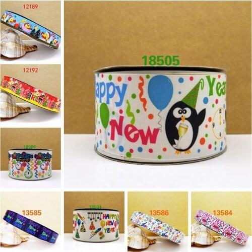 Free shipping 50 yard cartoon printed grosgrain ribbon 18506