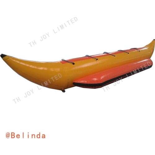 Free Shipping! 4/5/6 Seats Inflatable Banana Boats Pool Toys Single Lane Boat For Sale