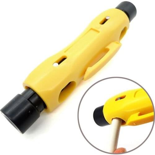 Cable Wire Stripper For RG59 RG6 RG7 RG11 CAT5 CAT6 Electric Stripping Tools Multifunctional Automatic Coaxial Coax Video Wire