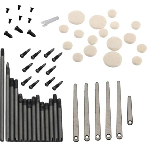 Clarinet Spring Leaf Screw Spindle Pad Sound Hole Mate Kit
