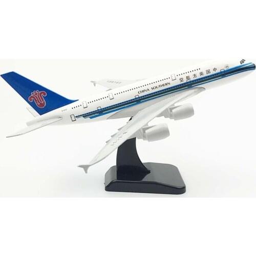 20cm Aircraft Airbus A380 China Southern Airlines Alloy Plane Model Toys Children Kids Gift for Collection Decoration