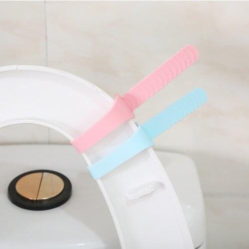 Sale Hot 1PCS Portable Adjustable Sanitary Lid Durable Toilet Lid Anti-dirty Seat Cover Lifter Bathroom Household Toilet Lifting