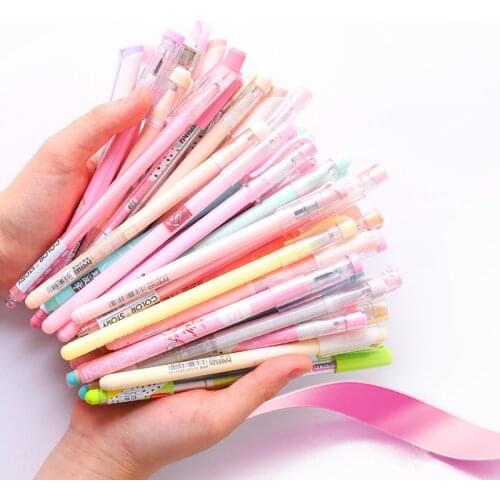 Cute Gel Pens for School Girls Boys 0.35/0.5/0.38mm Black Blue Ink Neutral Pen School Office Writing Stationery