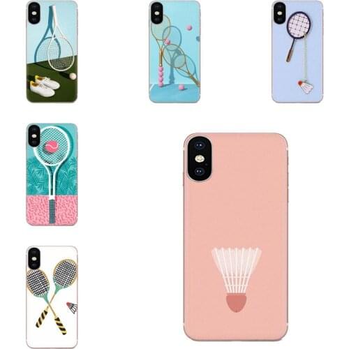 For Samsung Galaxy A51 A71 A81 A91 A50 A50S A40 A40S A30 A30S A20S A20E A20 A10S A10 Soft TPU Covers Sport Badminton Art