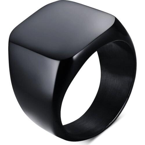 Modyle 2020 New Fashion Punk Vintage Mens Signet Rings Cool Fashion Individuality Stainless Steel Wedding Ring Party Jewelry