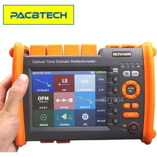 OTDR NOVKER NK5600 Fiber Optic OTDR 30/32DB 100km 1310/1550nm With VFL OPM Light Source Fiber Optical OTDR